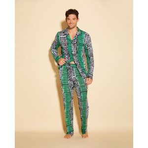 Cosabella Men's Ultra Soft Modal Cotton Pajama‎ Set Large New